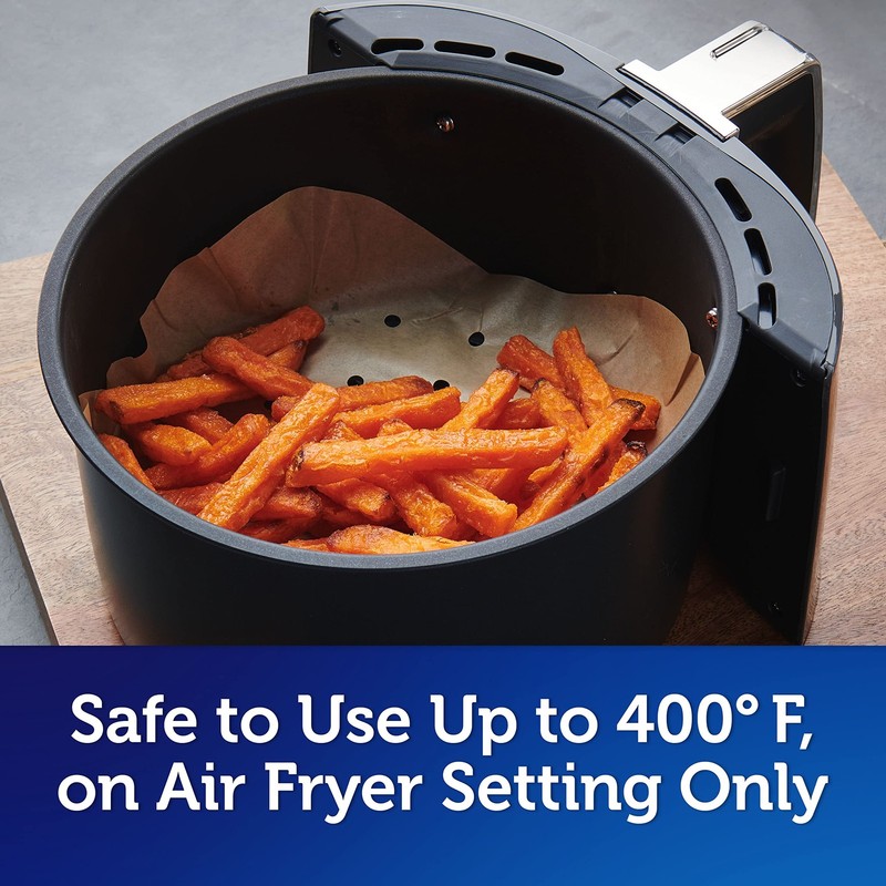 Reynolds Kitchens Air Fryer Liners Disposable, 50 Count (Pack of 1), Brown gallery