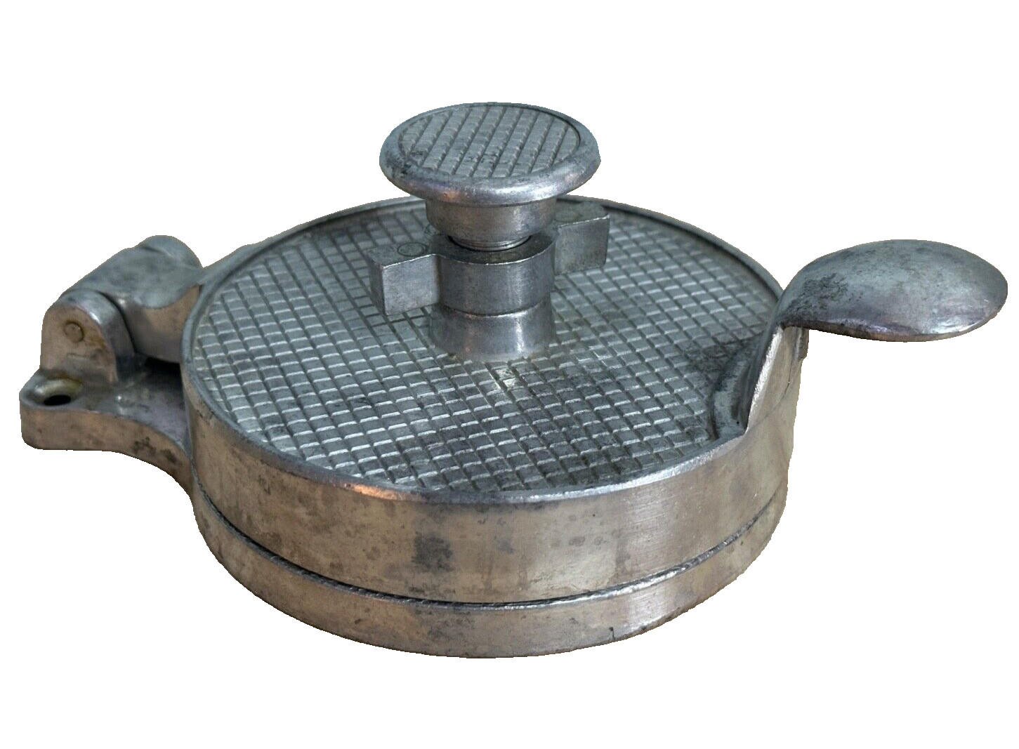 Vintage Commercial Patty Press Turn Dial Size Inch Thickness 4 5/8 in Hamburger gallery