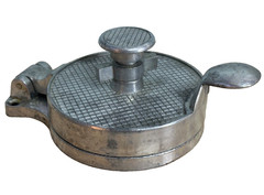 Vintage Commercial Patty Press Turn Dial Size Inch Thickness 4 5/8 in Hamburger