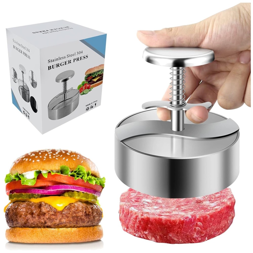 Adjustable Hamburger Patty Maker, Non Stick