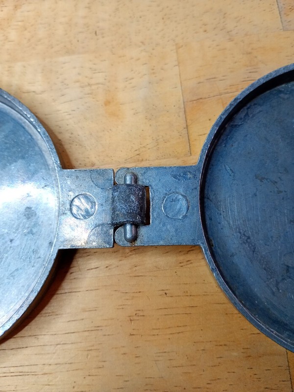 PROGRESSUS W. Germany Burger Meat Press MID CENTURY Aluminum 3 1/2" Vtg 1968 gallery