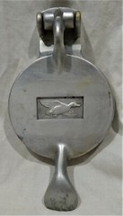 Vintage Aluminum/Metal Round 5″ Hamburger Embossing Press–Goose/Duck/Pheasant