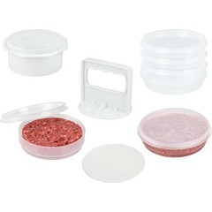 Mission Gallery Hamburger Press Patty Maker – 4 in 1, Burger Transperent