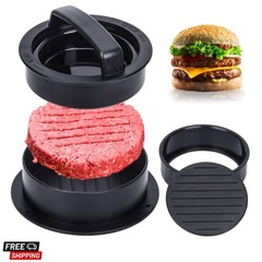 Burger Press, Hamburger Press Patty Maker With 100Pcs Hamburger Patty Paper, …