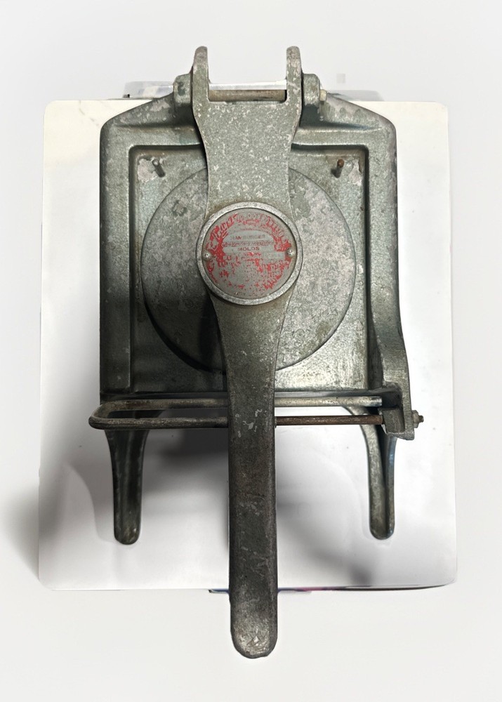 Vintage Holly Jr. Hamburger Press Patty Burger Machine Hollymatic Mold 5"