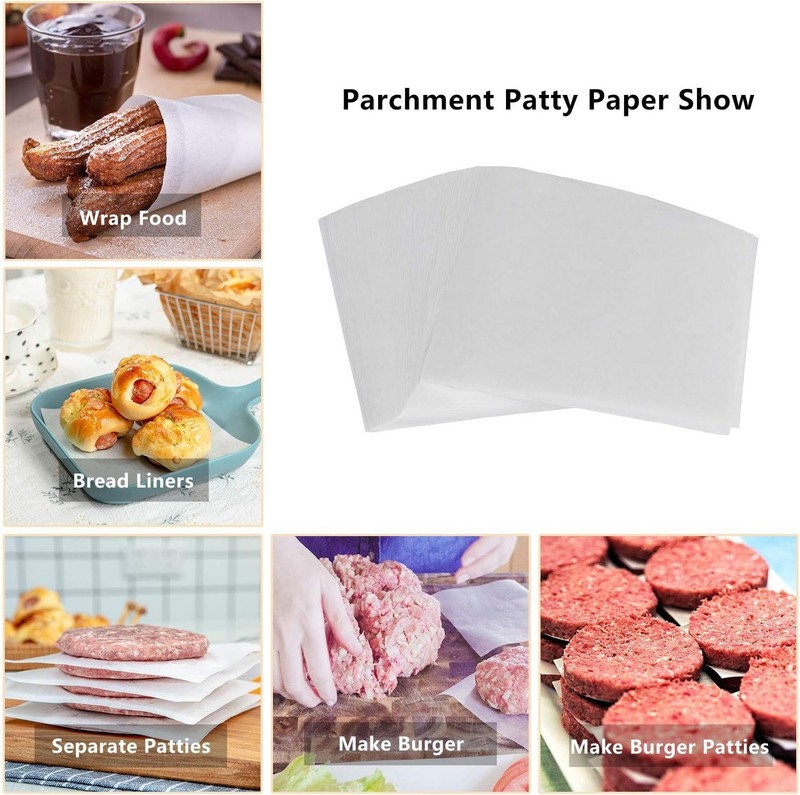 Eco-Friendly Hamburger Patty Paper - 1000 Sheets, Perfect for Every Kitchen gallery