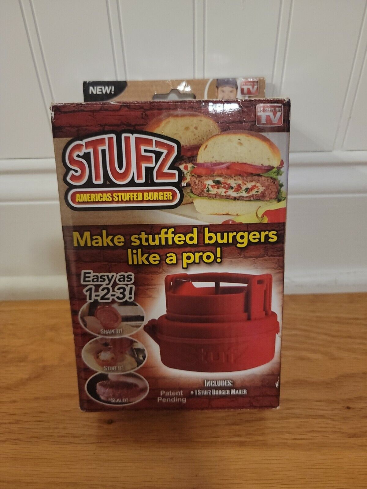 STUFZ Americas Stuffed Burger As Seen On TV Make Burgers Like A Pro! Brand New gallery