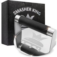 ™ – Mirror Polished Stainless Steel Smash Burger Press – Hamburger Smasher To…