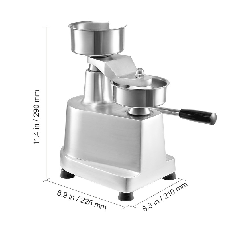 VEVOR 4/5/6" Commercial Burger Patty Maker Hamburger Meat Press Forming Machine gallery