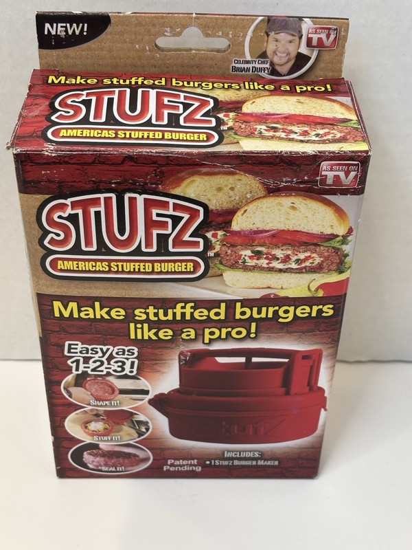 Smash Burger Press: Hamburger Patty Maker Stuffed Burger (As Seen On TV) gallery