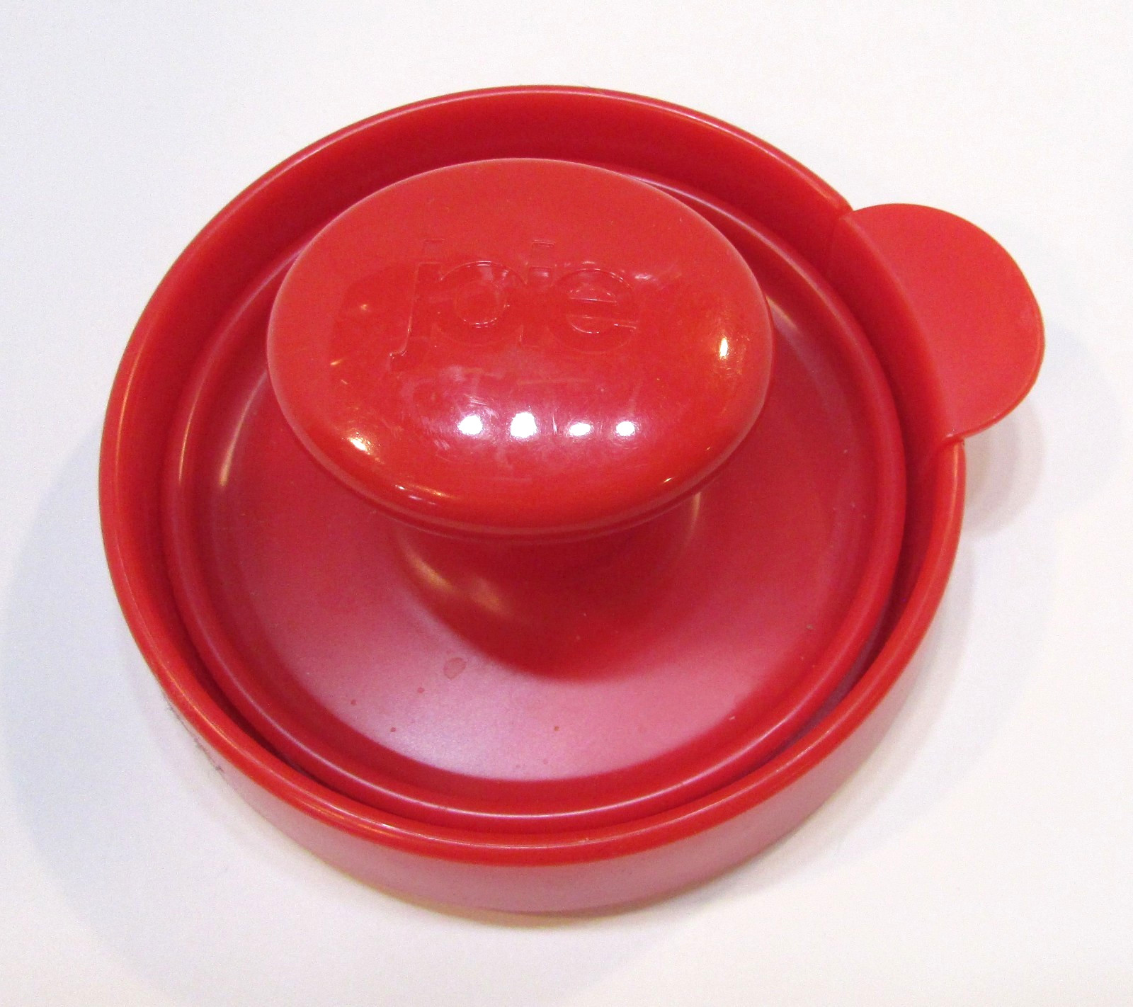Good Vintage Joie Brand Red Nylon Plastic Hamburger Patty Maker Burger Press gallery