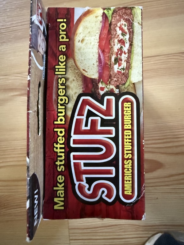 As Seen On TV America's Stuffed Burger STUFZ - New IN BOX - NEVER OPENED gallery