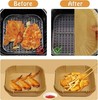 Air Fryer Liners Disposable Compatible 100pcs 7.9 inch, 100* Parchment gallery