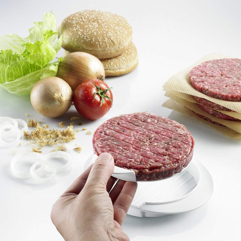 Non Stick Burger Press, Hamburger Maker Mold, BBQ Patty Juicy Regular Beef Maker gallery