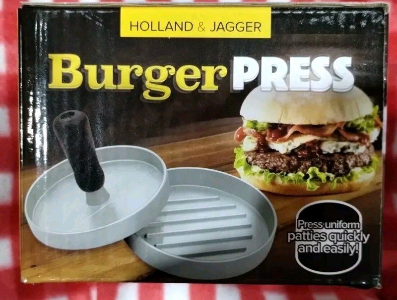Hamburger Patty Maker Grill Press Large Round Burger Metal Mould Cooking Tools gallery