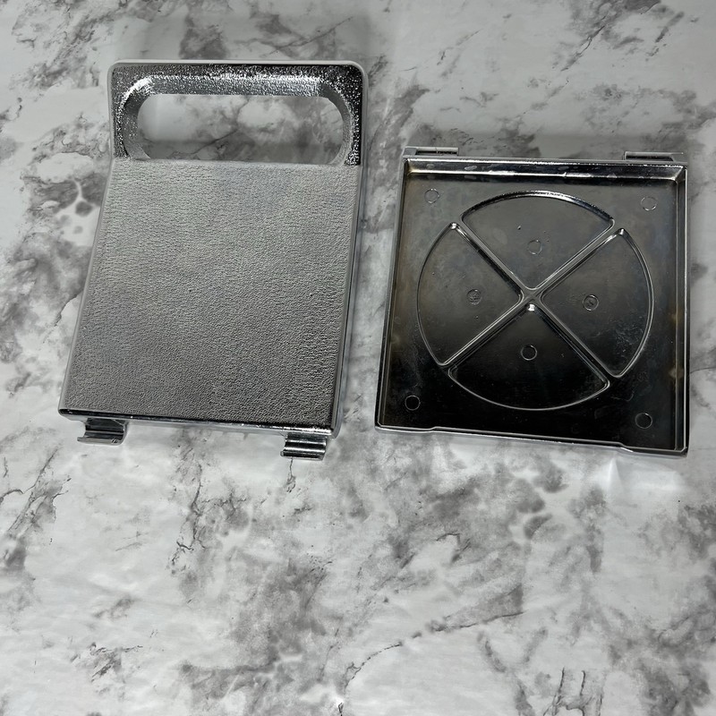Vintage Foodco Hamburger Press Solid Die-Cast Lifetime Aluminum w/ Original Box gallery