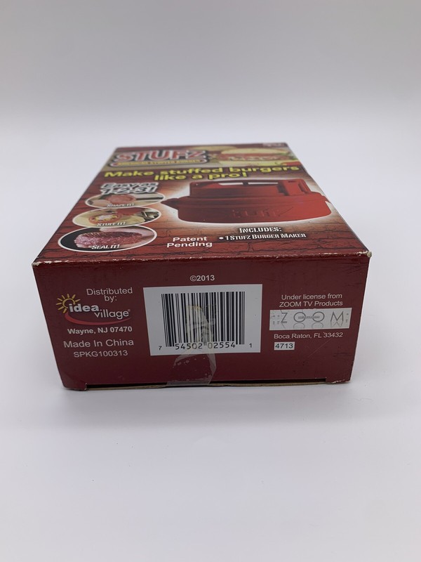 Stuff Stuffed Burger Press-Hamburger Patty Maker -As Seen On TV Brand New In Box gallery