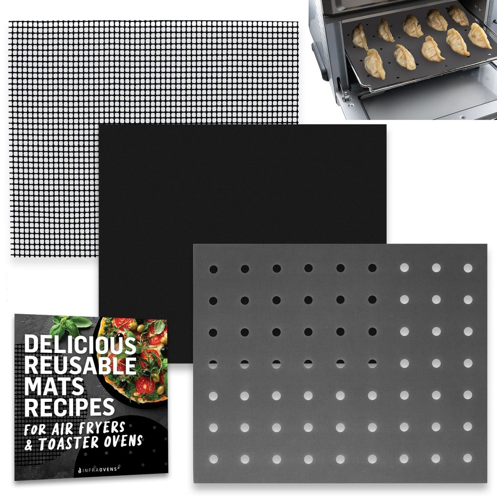 Reusable Liners for Toaster Oven Air Fryer 10 x 12 Accessories 10 x 12