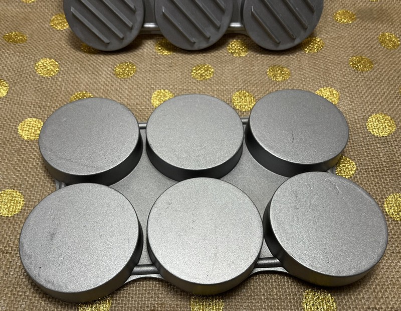 Norpro 6 Cavity Cast Aluminum 2 oz Mini Burger Press- Grilling Time! gallery