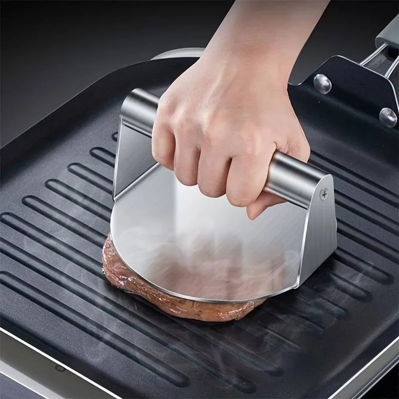 New Stainless Steel Smash Burger Press | Heavy Duty Patty Maker & Smasher Mold f gallery