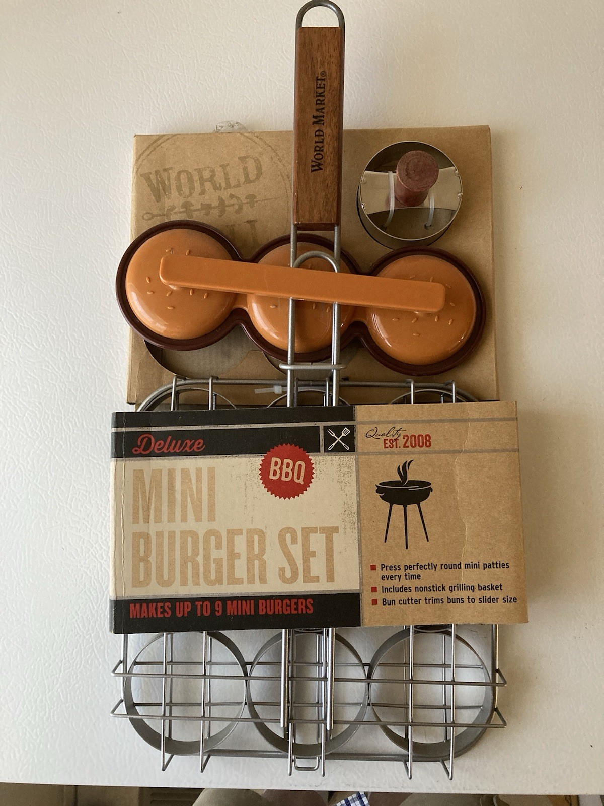 World Market Deluxe Mini Burger Set - NEW gallery