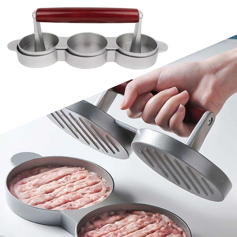 Burger Press Hamburger Press Patty Maker Aluminum Alloy gallery