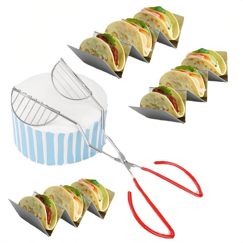 Taco Maker Press Fried Taco Shells Mold Crisp Deep Fryer Kitchen Tools Gadgets gallery
