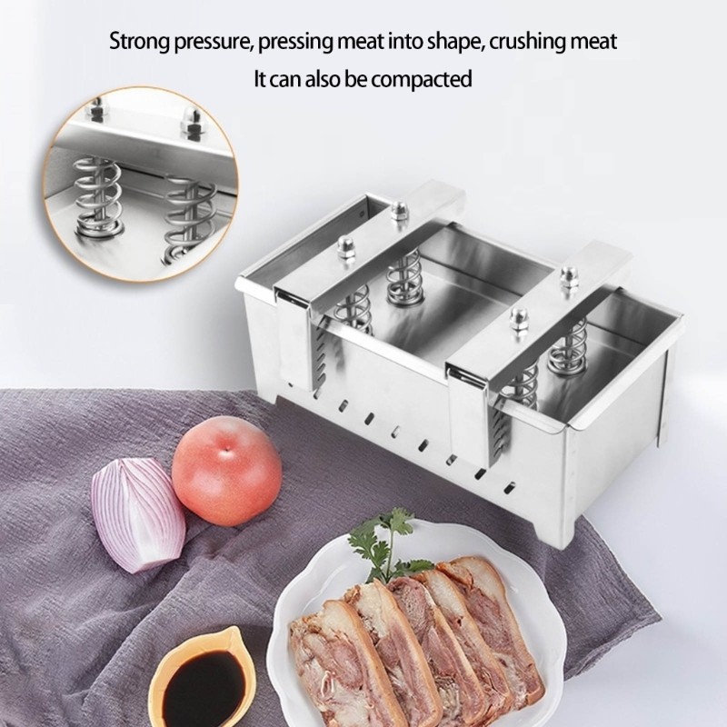 Commercial Stainless Steels Mold 1kg Detachable Base Practical Patty Press gallery