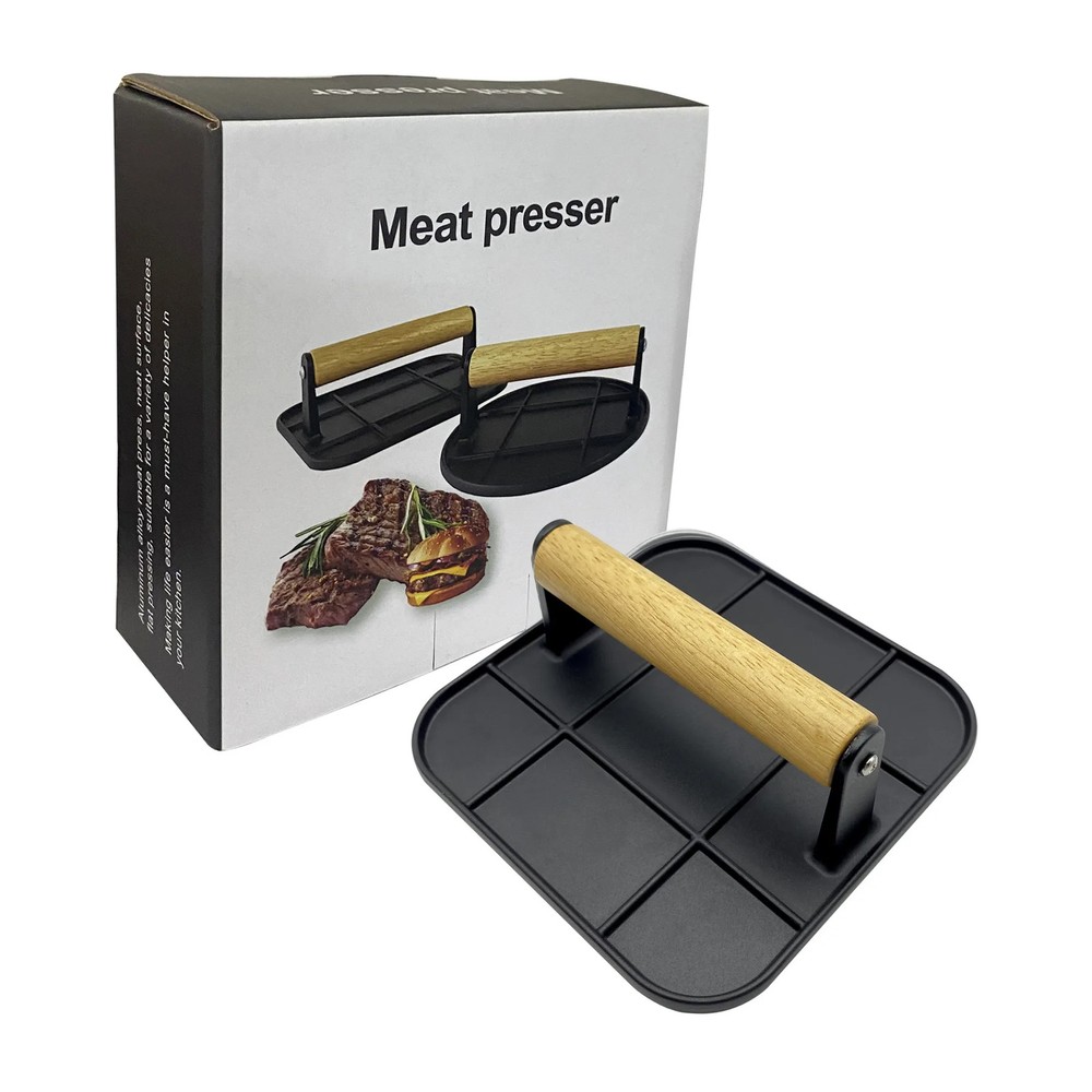 Aluminum Alloy Burger Press Non Stick Round Square Kitchen Tool