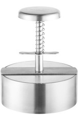 Stainless Steel Adjustable Hamburger Press & Patty Maker Non-Stick Professional