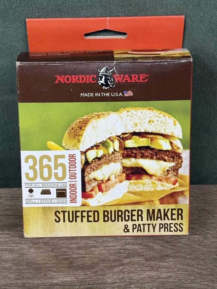 Nordic Ware Stuffed Burger Maker Patty Press Nordicware Vintage