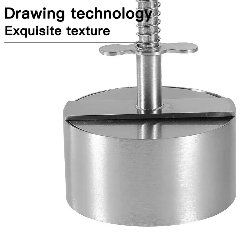 304 Stainless Steel Press Burger Patty Maker Pork Beef Burgers Manual Press Mold gallery