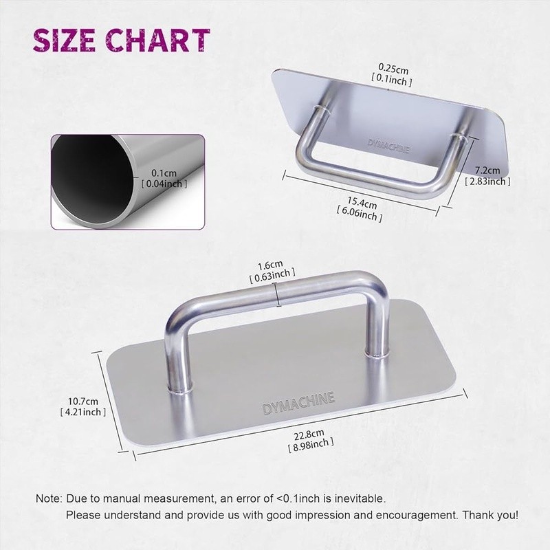 Stainless Steel Burger Press Heavy Duty Patty Maker Cooking Tool Easy Clean New gallery