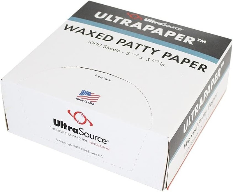 UltraPaper Hamburger Patty Paper 1000 Pack - White gallery