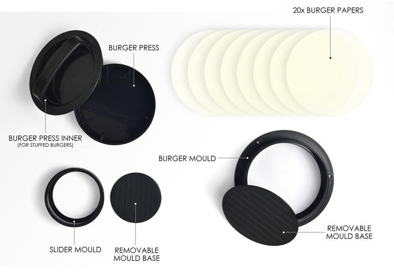 Stuffed Burger Press 3 in 1 Gourmet Beef Burger Kebab Maker BBQ Ramadhan Eid gallery