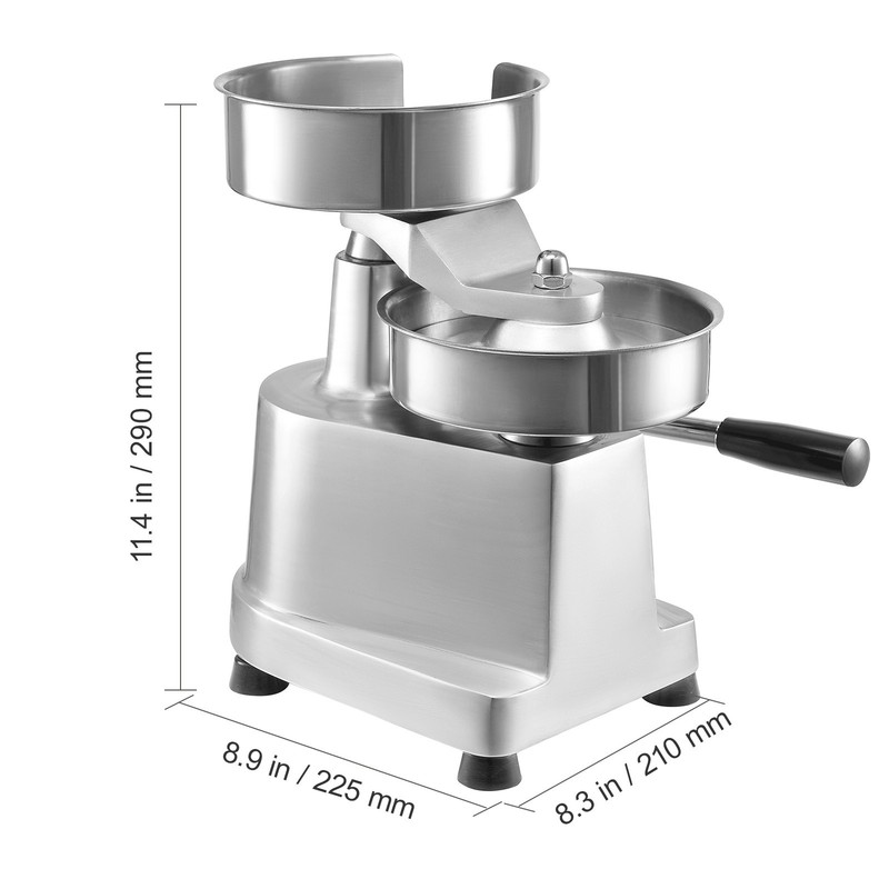 Uimoso 6" Commercial Burger Patty Maker Hamburger Meat Press Forming Machine gallery