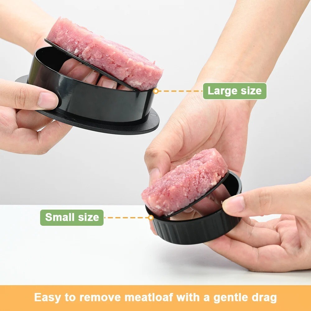 Hamburger Meat Press Maker Round Shape Non-Stick Stuffed Burger Patties Beef Gri gallery