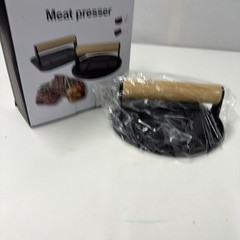 Burger Press Aluminum Alloy Outdoor Non Stick Round Hand Meat Burger Press