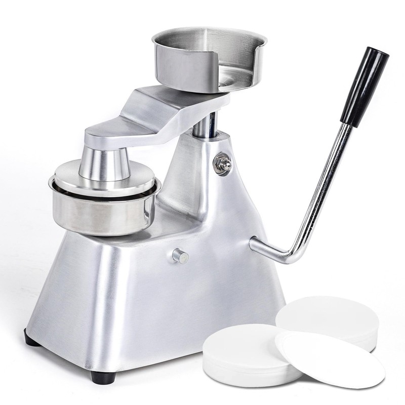 Commercial Hamburger Patty Maker 105mm/4 inch Stainless Steel Burger Press - ... gallery