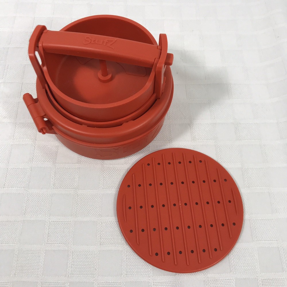 Stufz Stuffed Burger Press Hamburger Patty Maker Juicy BBQ Grill As Seen On TV