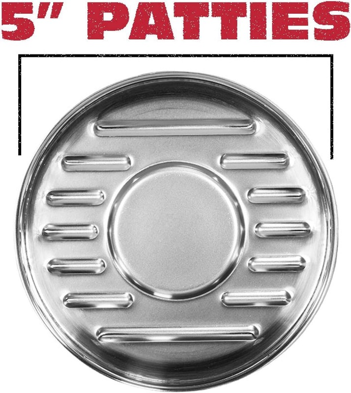 Stylish Heavy-Duty Burger Press - 5 Inch Round for Griddle and Grill Cooking gallery