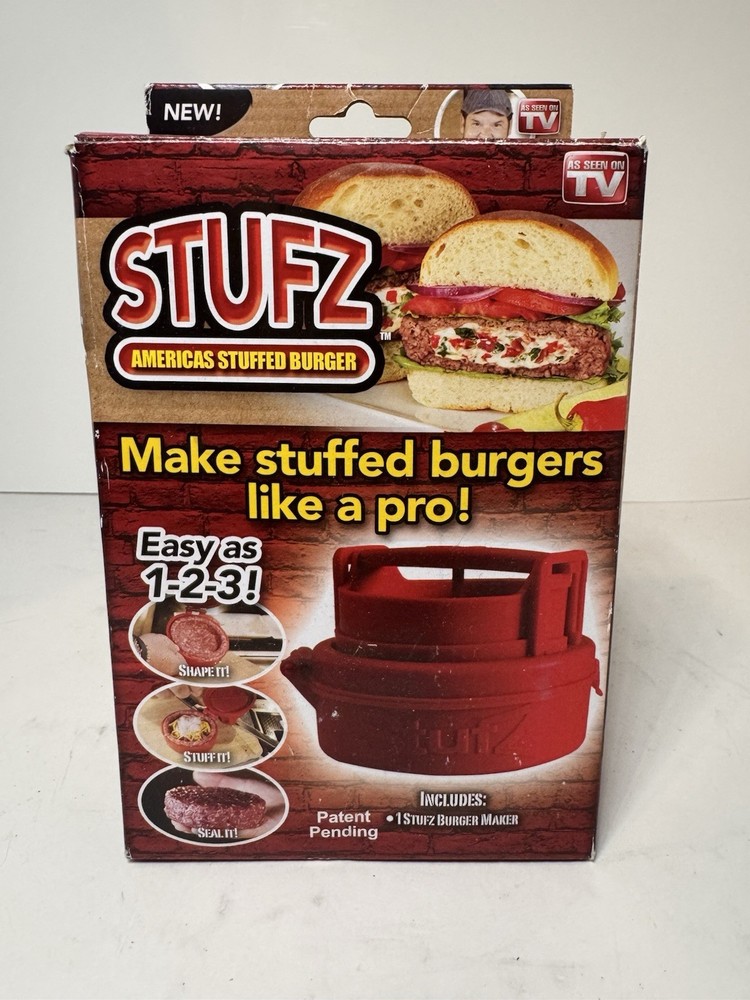 Stufz Stuffed Burger Press Hamburger Patty Maker As Seen On TV