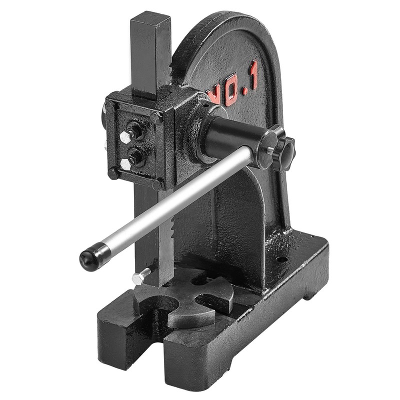 Arbor Press, 1 Ton Manual Arbor Press, 5.9" Maximum Height, Cast Iron Heavy-duty gallery