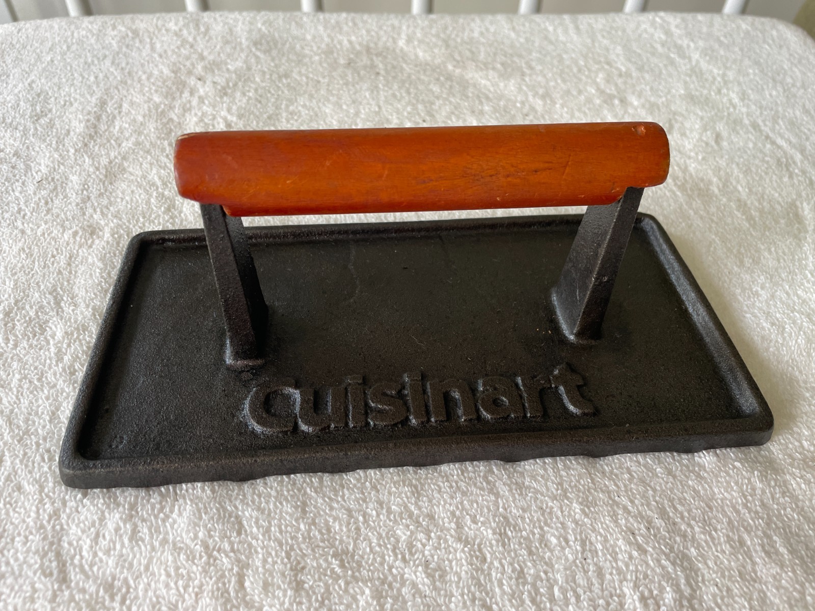Cuisinart Bacon Burger Cast Iron Press Restored gallery