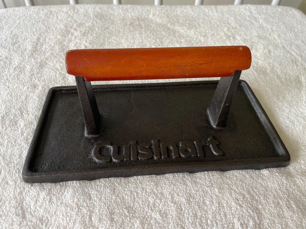 Cuisinart Bacon Burger Cast Iron Press Restored