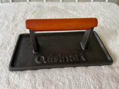 Cuisinart Bacon Burger Cast Iron Press Restored