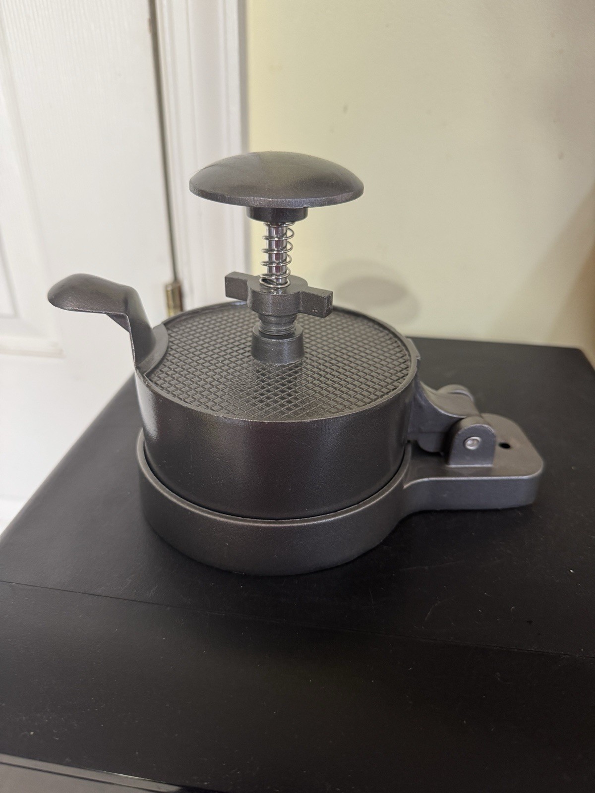 Burger Single Press Cast Aluminum Nonstick Adjustable Hamburger Mold Heavy Duty gallery