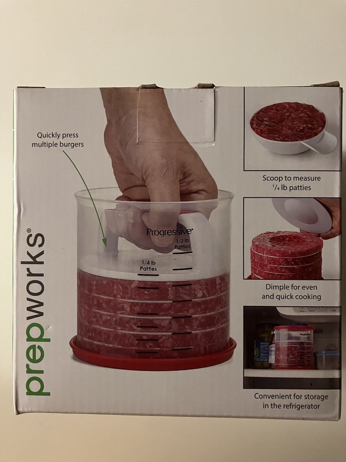 Progressive Prepworks HPM-76R Perfect Burger Press Set gallery