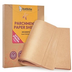 Katbite 200Pcs 12×16 In Unbleached Parchment 30.5×40.6cm-200, 12″x16″-200