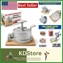 Luxury Heavy Duty Hamburger Press – Shape & Grill Perfect Burgers Effortlessly